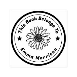 Personlig Text Solros Självfärgande Stämpel