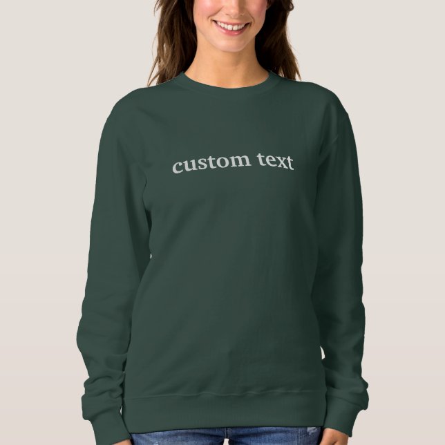 Personlig Text T-Shirt (Framsida)