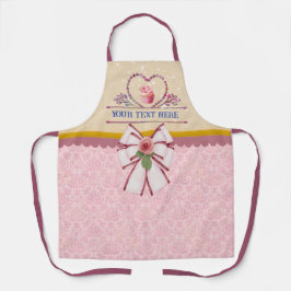 Personlig Text, vattenfärgshjärta och kaka