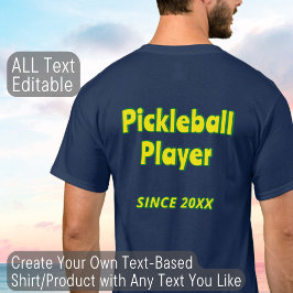 Personlig-textväljare eller lägg till egen text t shirt