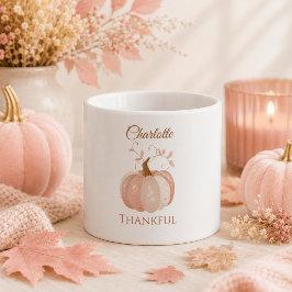 Personlig Thanksgiving – Höst Pumpa Tacksam Espressomugg