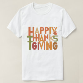 Personlig Thanksgiving T-Shirt