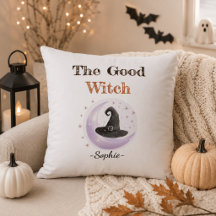 Personlig The Good Witch – Halloween Kudd