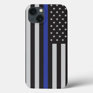 Personlig Thin Blue Line American Flagga