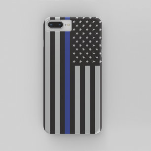 Personlig Thin Blue Line American Flagga