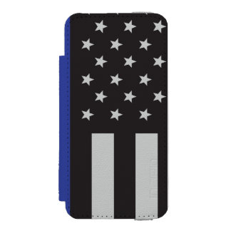 Personlig Thin Blue Line American Flagga