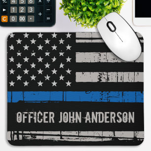 Personlig Thin Blue Line Polischef Musmatta