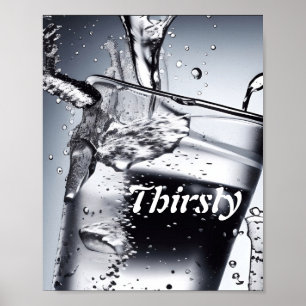 Personlig Thirsty Poster