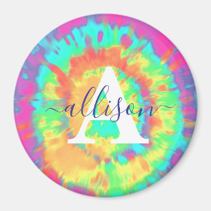 Personlig tie dye  magnet