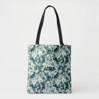 Personlig Tie-Dye Marble Anpassad Toteväska Tygkasse
