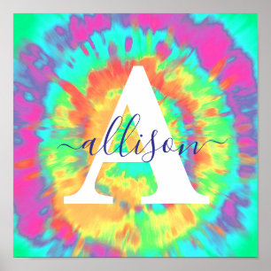 Personlig tie dye  poster