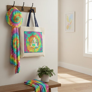 Personlig tie dye tygkasse