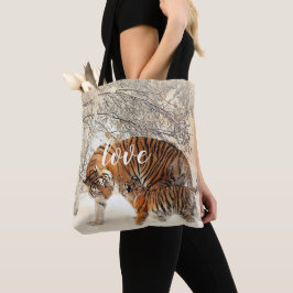 Personlig Tiger Family Tygkasse