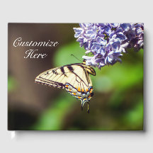 Personlig Tiger Swallowtail Butterfly Guestbook