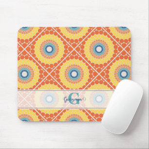 Personlig Tiled Aegean Summer Radiant Mandala Musmatta