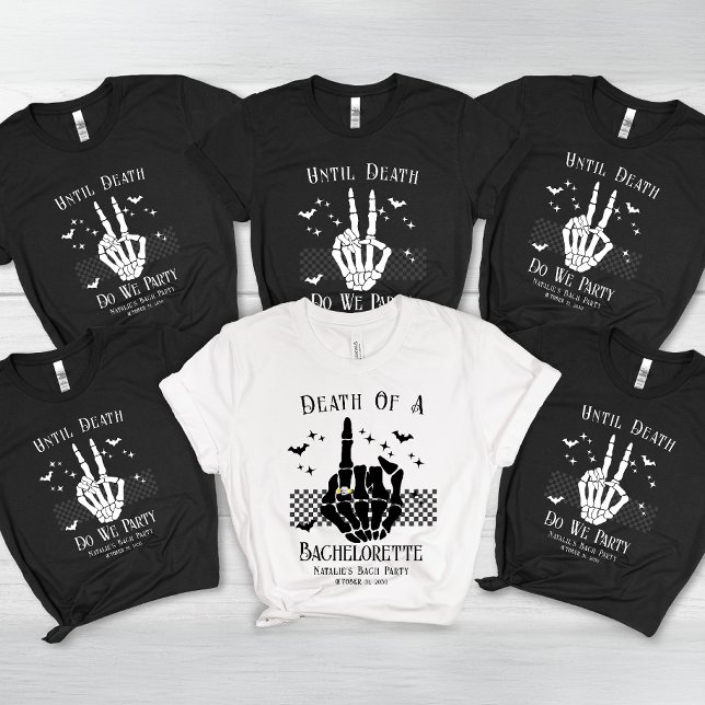 Personlig till döden Bachelorette Brudens sida T Shirt (Skapare uppladdad)