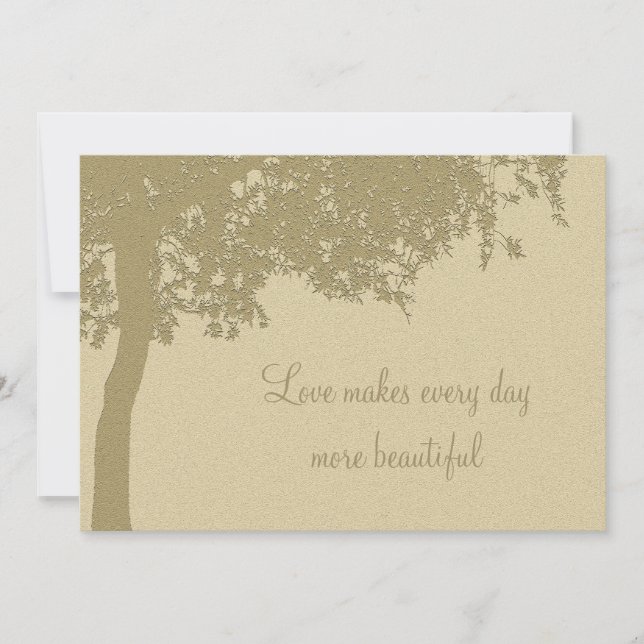 Personlig till kvällsbröllopsinbjudan inbjudningar (Framsida)