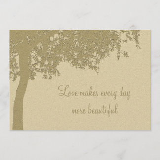 Personlig till kvällsbröllopsinbjudan inbjudningar