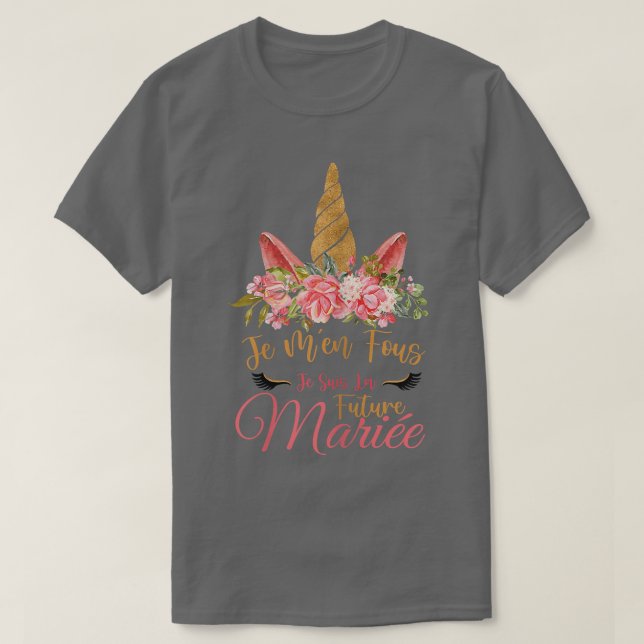Personlig till kvinnor i EVJF Bride to be Bride Kr T Shirt (Design framsida)