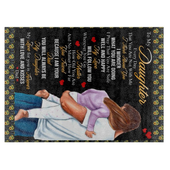 Personlig till min dotter Blanket. (Framsidan)