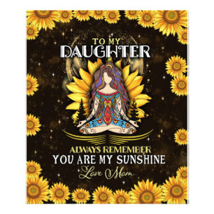 Personlig till min dotter fototryck