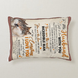 Personlig till min make från fru Poster, Prydnadskudde