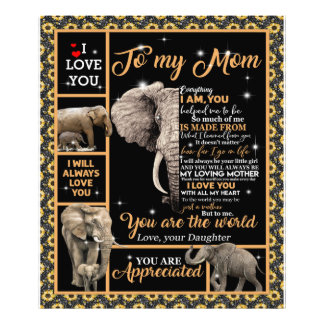 Personlig till min Mamma Kärlek från dotter Elepha Fototryck