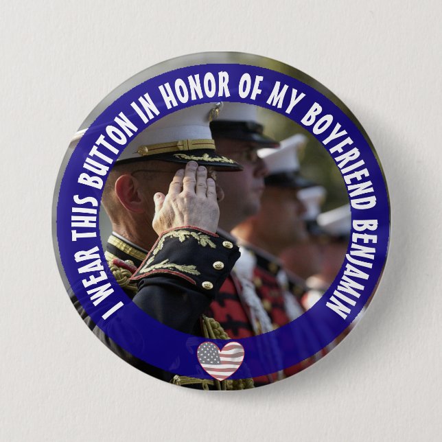 Personlig Till min pojkvän knapp (Framsida)