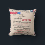 Personlig till min son, Son Birthday Gift Kudde<br><div class="desc">Personlig till min son,  Son Birthday Gift</div>