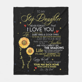 Personlig till mitt stegskratt fleecefilt