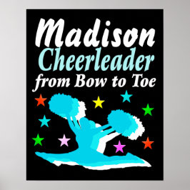 PERSONLIG TILL POSTER FÖR ATT FÅ CHEERLEADING