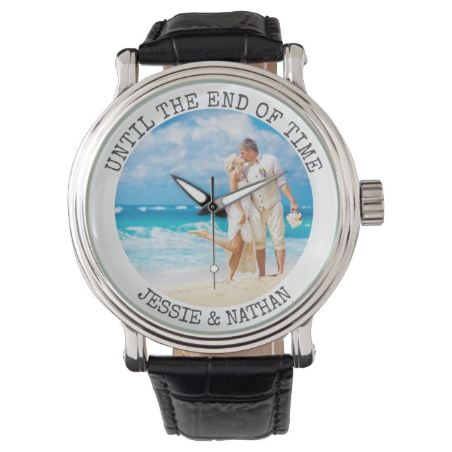 Personlig till tidsslut för foto armbandsur (Framsida)