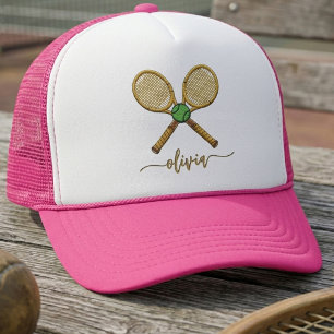 Personlig Tillämpa Ditt Namn Tennisracketar     Keps