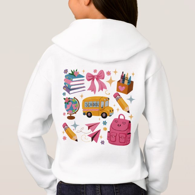 Personlig Tillbaka till Skolan T Shirt (Baksida)