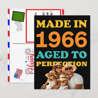 Personlig Tillverkad 1966 åldrad till perfektion, Helg Vykort
