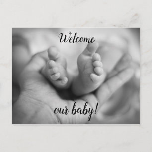 Personlig Tiny Baby Toes Vykort