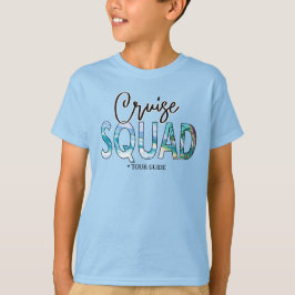Personlig titel för teammedlemmar i Cruise Squad T Shirt