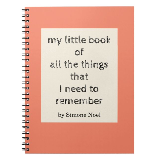 Personlig Titel Namn Lilla Planner Mamma Gift Anteckningsbok (Framsidan)