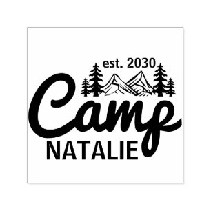Personlig tjejbröllopsfest Camp Bach Bachelorette  Självfärgande Stämpel