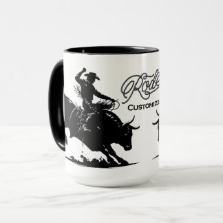 Personlig tjurryttare rodeo mugg