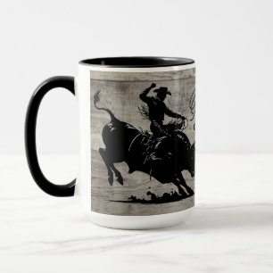 Personlig tjurryttare Rodeo Rustik Mugg