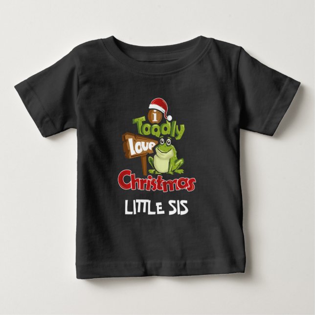 Personlig Toadly Kärlek Julmatchande syster T Shirt (Framsida)
