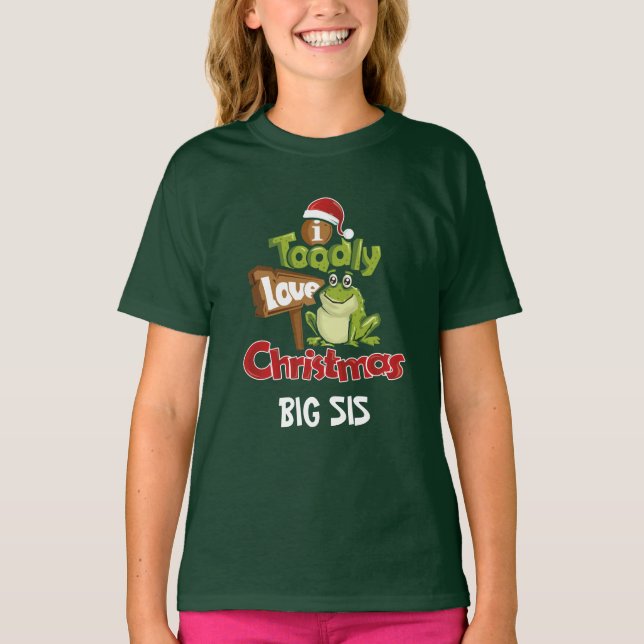 Personlig Toadly Kärlek Julmatchningsfamilj T Shirt (Framsida)