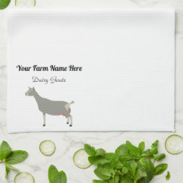 Personlig Toggenburg Dairy Goat Kökshandduk