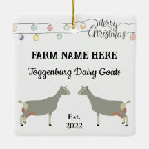 Personlig Toggenburg Dairy Goat White-jul