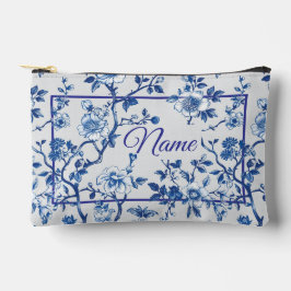 Personlig Toiletry Bag - Blue Flower
