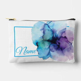 Personlig Toiletry Bag - Vattenfärgsblomma