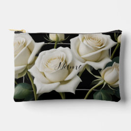Personlig Toiletry Bag - Vit ros