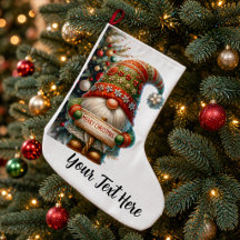 Personlig tomte julstrumpa