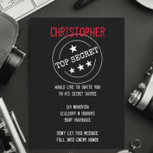 PERSONLIG TOP SECRET PARTY